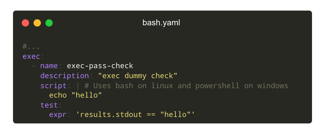 Fallback to shell scripts